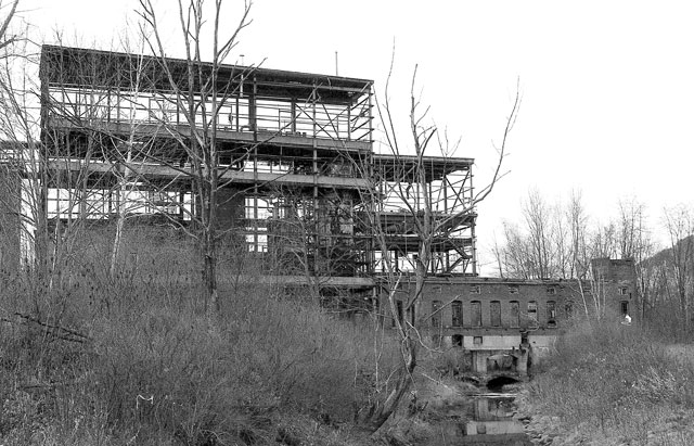 New Hampshire abandoned papermill. 